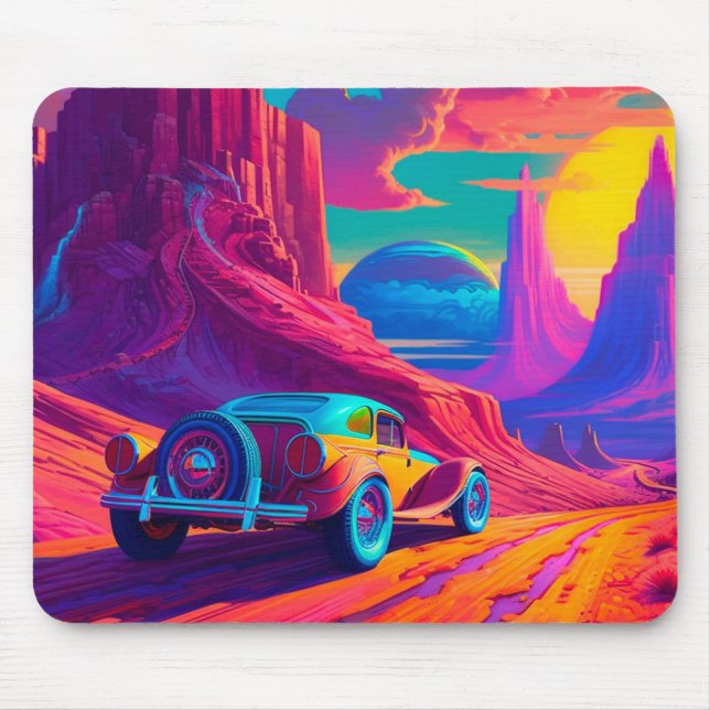 Farbiges Auto Mousepad (Vorne)