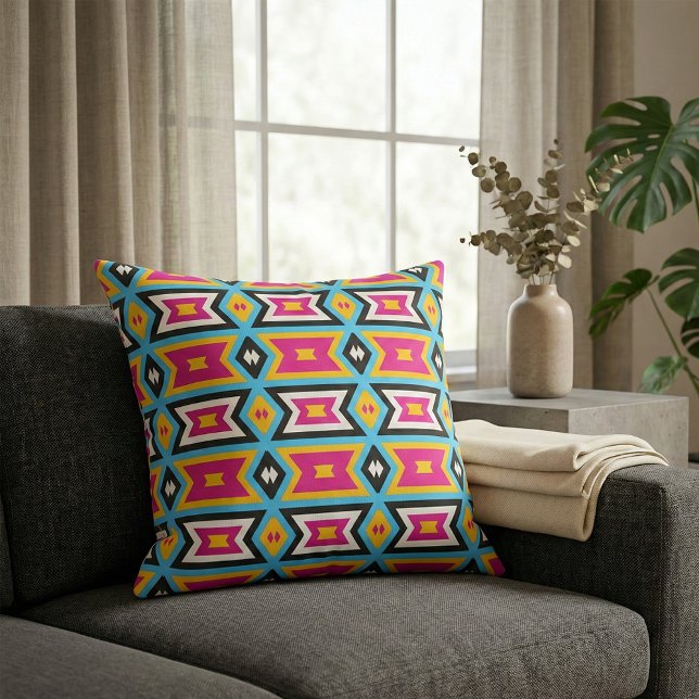 Farbiges Aztec Tribal Trendy Geometric Muster Stoff (Von Creator hochgeladen)