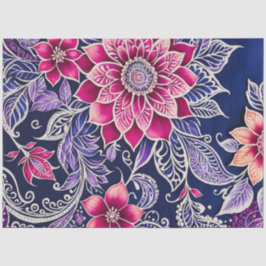 Farbiges Batik-Kunstpapier Seidenpapier