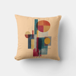 Farbiges Bauhaus-Geometrisches-Abstrakt-Wurfkissen Kissen