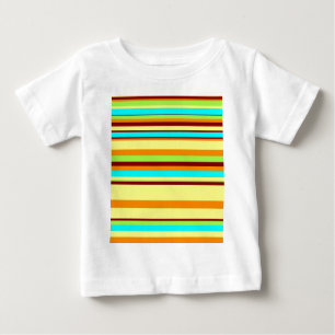 Farbiges, benutzerdefiniertes Designermuster Baby T-shirt