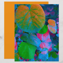 Farbiges Blattbild-Schrappalbum-Papier