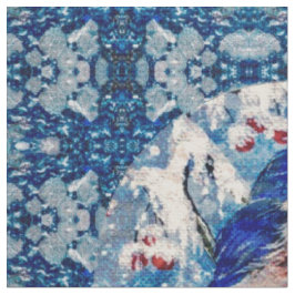 Farbiges Bluebird-Fabric Stoff