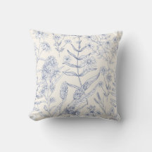 Farbiges Blumenmuster-Kissen