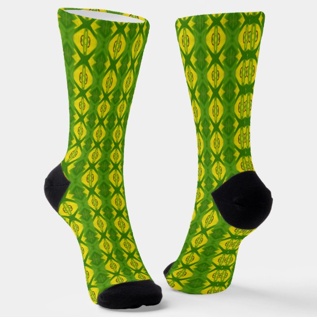 Farbiges Blumenmuster Socken (Gewinkelt)
