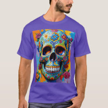 Farbiges Blumenzuckerl Shirt