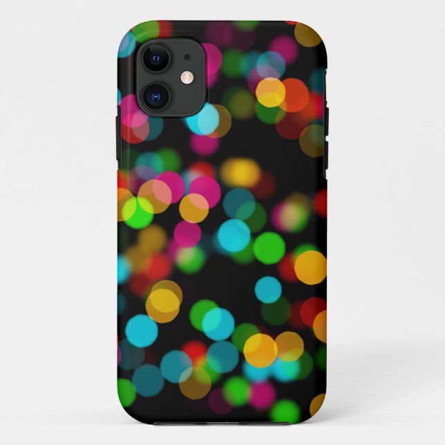 Farbiges Bokeh-Design Case-Mate iPhone Hülle (Rückseite)