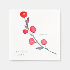 Farbiges Brautparty Serviette