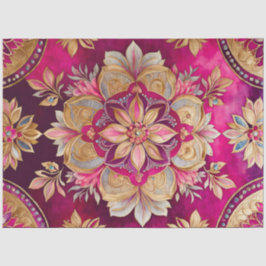 Farbiges Byzantinisches Juwel Art Tissue Seidenpapier