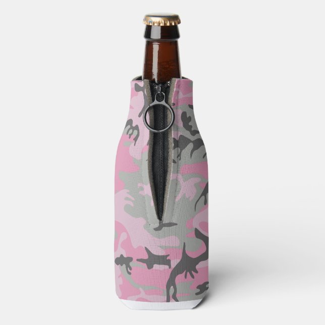 Farbiges Camouflage-Design Flaschenkühler (Flasche Rückseite)