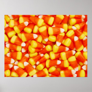 Farbiges Candy Corn Poster