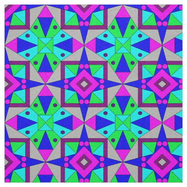 Farbiges Chaos 36 Stoff (Muster)