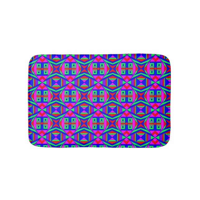 Farbiges Chaos 42 Badematte (Vorderseite)