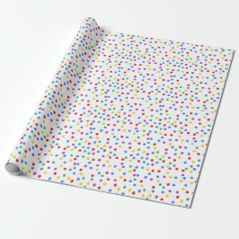 Farbiges Confetti Wrapping Paper Geschenkpapier