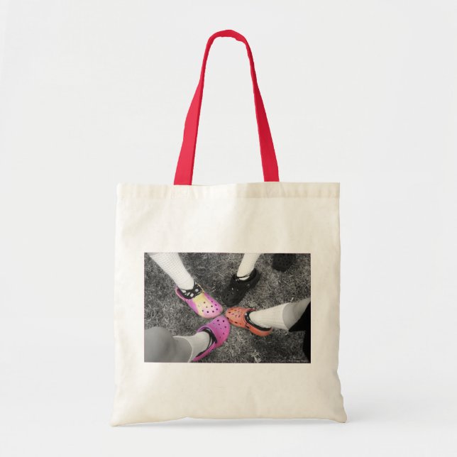 Farbiges Crocs u. weiche Schuh-Tasche Tragetasche (Vorne)