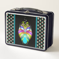 Farbiges Cyan und schwarzes Owl