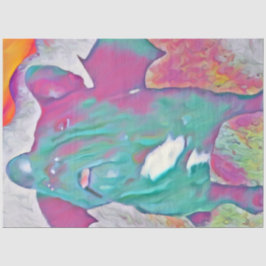 Farbiges Deko-Papier für Bulldoggen Seidenpapier