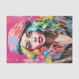 Farbiges Dekoupage-Papier Seidenpapier