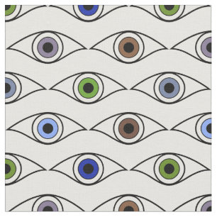 Farbiges Design der Augen Stoff