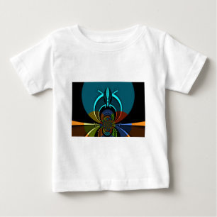 Farbiges Design des Maasai Shield Baby T-shirt