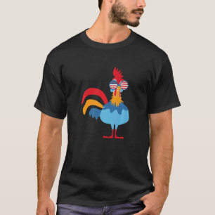 Farbiges Design für Hühner T-Shirt