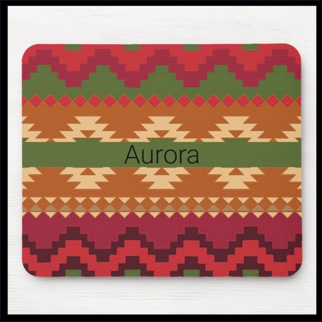 Farbiges Design im Südwesten von Aztec Mousepad (Von Creator hochgeladen)