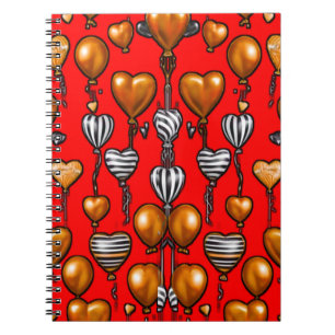 Farbiges Digital 3D Design Classic Notebook - Perf Notizblock