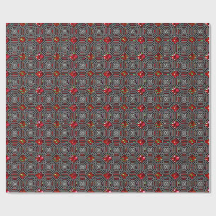 Farbiges digitales 3D-Designmatte-Umschlagpapier - Geschenkpapier