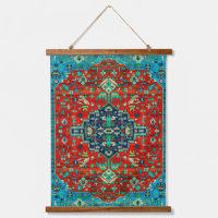 Farbiges Ethnic-Rug-Design