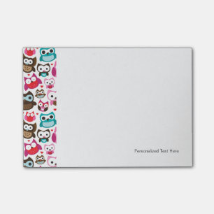 Farbiges Eukalypt Post-it Klebezettel