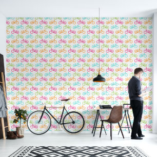 Farbiges Fahrraddesign Tapete