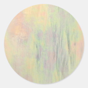 Farbiges festes Glas Runder Aufkleber