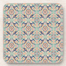 Farbiges Fliesendesign Getränkeuntersetzer