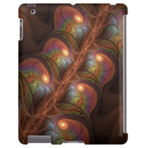 Farbiges fluoreszierendes Abstraktes trippy-Brown-
