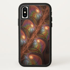 Farbiges fluoreszierendes Abstraktes trippy-Brown- Case-Mate iPhone Hülle