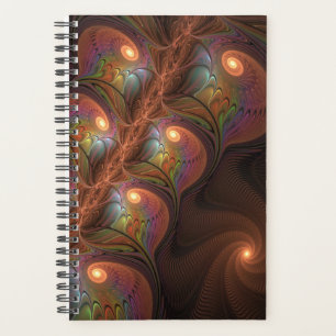 Farbiges fluoreszierendes Abstraktes trippy-Brown- Planer