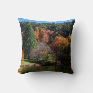 Farbiges Foto Herbstlandschaft Kissen