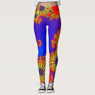 Farbiges Fraktal 120717(02) Leggings