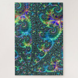 Farbiges Fraktal Puzzle
