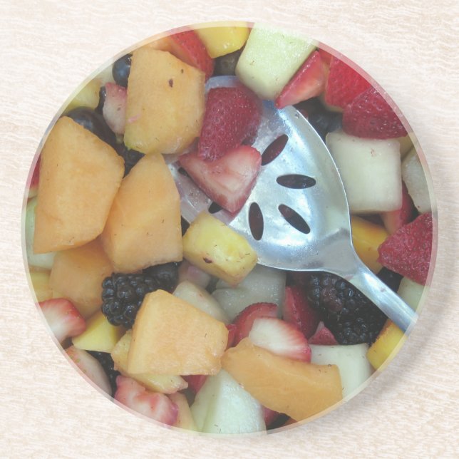 Farbiges Fruchtsortiment Untersetzer (Vorne)