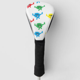farbiges Fuzzy-Monster Golf Headcover