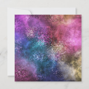 Farbiges Galaxiemuster