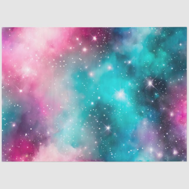 Farbiges Galaxy Art Tissue Paper Seidenpapier (Vorderseite)