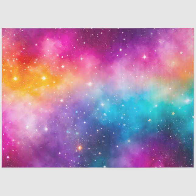 Farbiges Galaxy Art Tissue Paper Seidenpapier (Vorderseite)