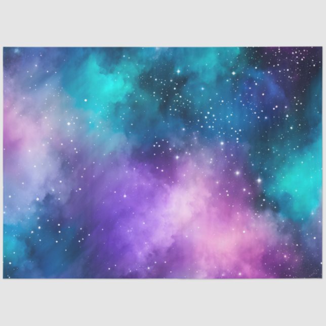 Farbiges Galaxy Art Tissue Paper Seidenpapier (Vorderseite)