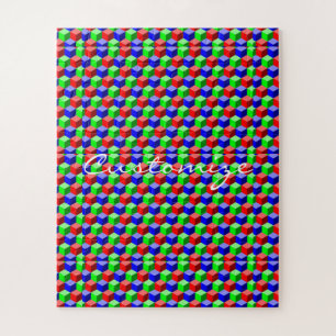 Farbiges Gebäude blockiert Thunder_Cove 3-D Puzzle