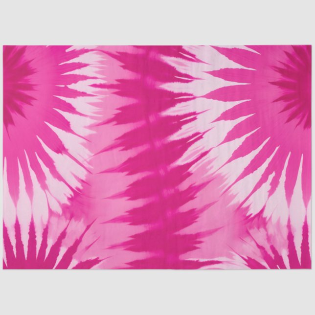 Farbiges Gefärbte Krawatte Art Tissue Paper Seidenpapier (Vorderseite)