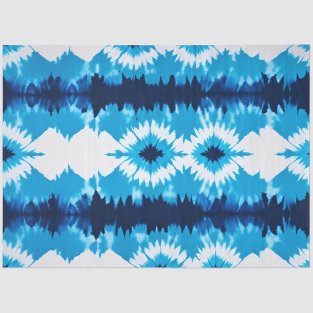 Farbiges Gefärbte Krawatte Art Tissue Paper Seidenpapier (Vorderseite)