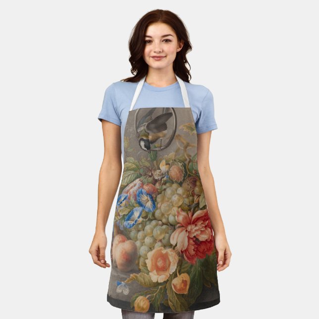 Farbiges Gemüse Schürze (Getragen)