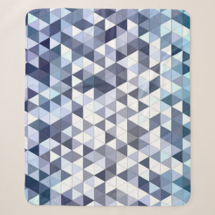 Farbiges geometrisch dreieckiges Mosaik: abstrakte Sherpadecke
